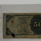 1873 50-CENTS UNITED STATES "FRACTIONAL CURRENCY"  4TH ISSUE BANK NOTE