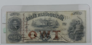1854 $2 UNITED STATES METROPOLITAN BANK WASHINGTON, D.C. BANK NOTE