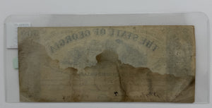 1864 $500 UNITED STATES THE STATE OF GEORGIA (CONFEDERATE STATE) BANK NOTE