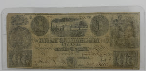 1854 $50 UNITED STATES THE MECHANICS' BANK OF AUGUSTA, GEORGIA BANK NOTE