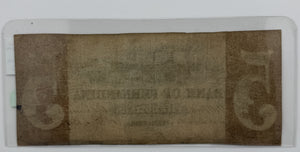 1859 $5 UNITED STATES BANK OF FERNANDINA, FLORIDA BANK NOTE