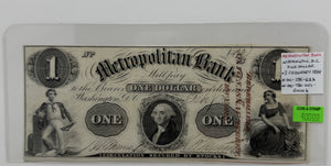 18?? $5 UNITED STATES CITY BANK OF NEW HAVEN, CONNETICUT BANK NOTE