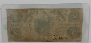 1861 $5 UNITED STATES, STATE OF FLORIDA, CONFEDERATE STATES FL-4 PLATE D BANK NOTE