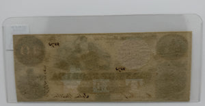 1864 $10 UNITED STATES, STATE OF FLORIDA, CONFEDERATE STATES FL-27 PLATE:J BANK NOTE