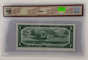 1954 $20 BANK OF CANADA, BC-37a; BEATTIE-COYNE, MODIFIED PORTRAIT NOTE