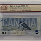 1986 $5 BANK OF CANADA, BC-56cA, BONIN-THIESSEN, REPLACEMENT