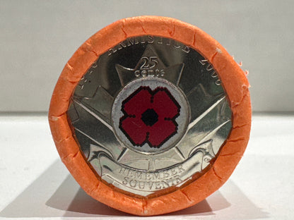 2008 25-CENT POPPY ARMISTICE ROLL