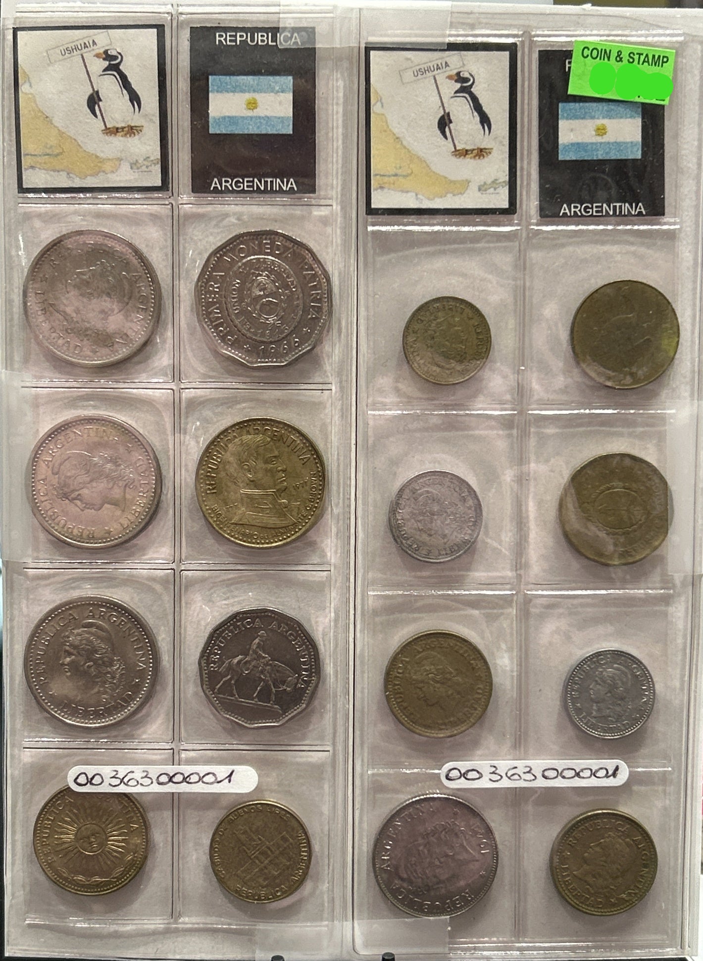 VARIOUS YEARS ARGENTINA CIRCULATED COIN SET