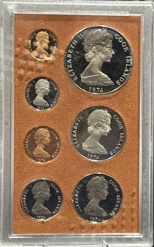 1974 UNCIRCULATED COOK ISLAND COIN SET