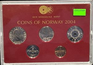 2004 SPECIAL EDITION COINS OF NORWAY UNCIRCULATED COIN SET