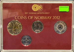2012 COINS OF NORWAY UNCIRCULATED COIN SET