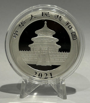 E-TRANSFER ONLY - 2021 1oz PANDA FINE SILVER BULLION