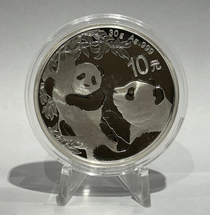 E-TRANSFER ONLY - 2021 1oz PANDA FINE SILVER BULLION