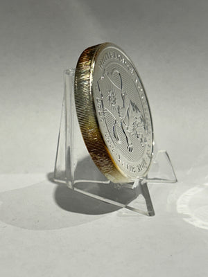 E-TRANSFER ONLY - 2020 2oz WHITE LION OF MORTIMER FINE SILVER BULLION COIN