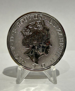 E-TRANSFER ONLY - 2019 2oz FALCON OF THE PLANTAGENETS FINE SILVER BULLION COIN