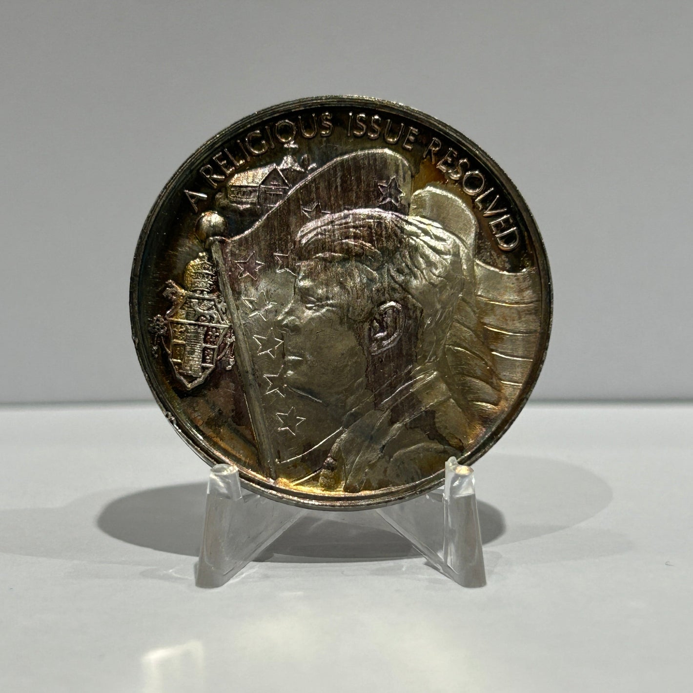 E-TRANSFER ONLY - 1971 1oz LIFE AND LEGACY OF JOHN F. KENNEDY MEDAL: A RELIGIOUS ISSUE RESOLVED FINE SILVER