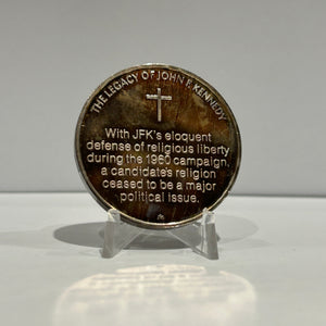 E-TRANSFER ONLY - 1971 1oz LIFE AND LEGACY OF JOHN F. KENNEDY MEDAL: A RELIGIOUS ISSUE RESOLVED FINE SILVER