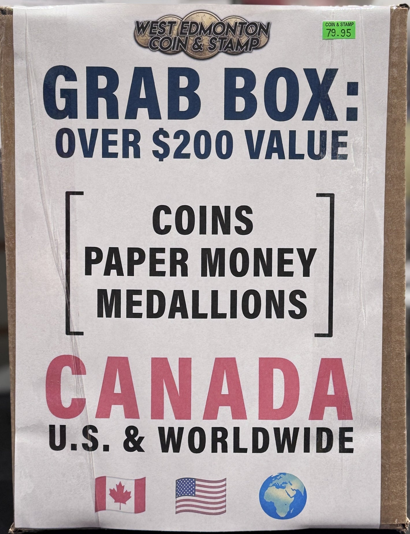 [EXCUSIVE SALE] MYSTERY GRAB BOX COIN & STAMP WORTH $200 FOR ONLY $79.95