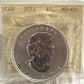 E-TRANSFER ONLY - 1oz. 2011 CANADIAN TIMBER WOLF SILVER COIN - MS-65
