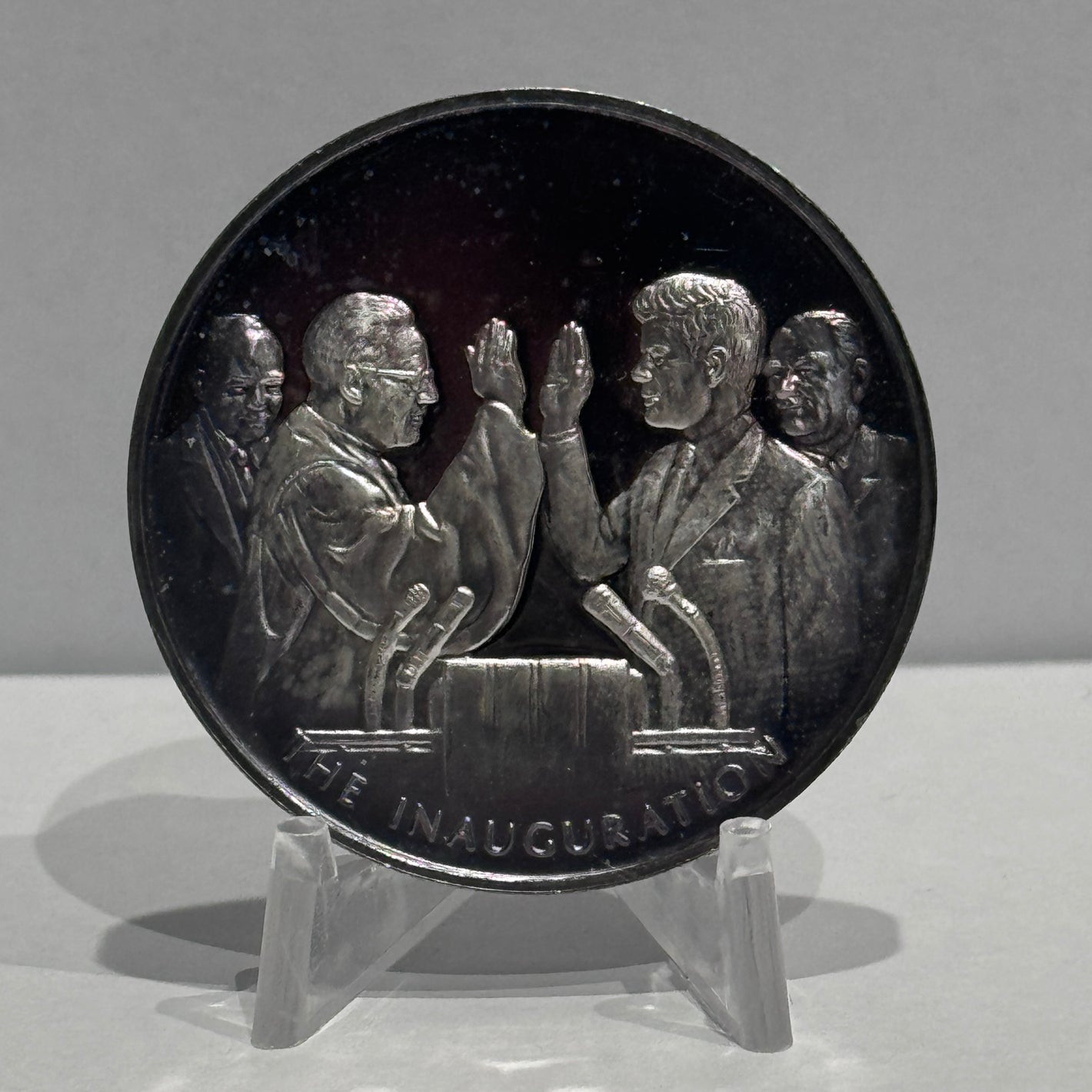 E-TRANSFER ONLY - 1971 1oz LIFE AND LEGACY OF JOHN F. KENNEDY MEDAL: THE INAUGURATION FINE SILVER