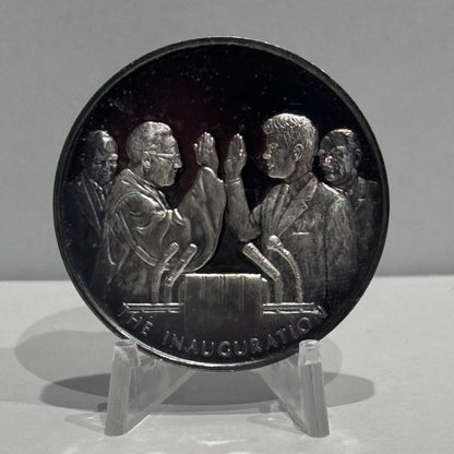 E-TRANSFER ONLY - 1971 1oz LIFE AND LEGACY OF JOHN F. KENNEDY MEDAL: THE INAUGURATION FINE SILVER