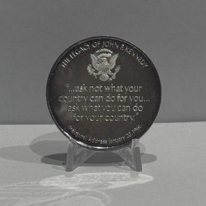 E-TRANSFER ONLY - 1971 1oz LIFE AND LEGACY OF JOHN F. KENNEDY MEDAL: THE INAUGURATION FINE SILVER
