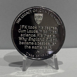 E-TRANSFER ONLY - 1971 1oz LIFE AND LEGACY OF JOHN F. KENNEDY MEDAL: HARVARD CUM LAUDE FINE SILVER