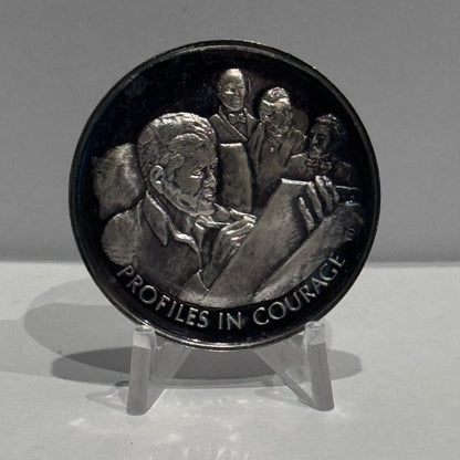 E-TRANSFER ONLY - 1971 1oz LIFE AND LEGACY OF JOHN F. KENNEDY MEDAL: PROFILES IN COURAGE FINE SILVER