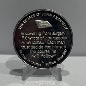 E-TRANSFER ONLY - 1971 1oz LIFE AND LEGACY OF JOHN F. KENNEDY MEDAL: PROFILES IN COURAGE FINE SILVER