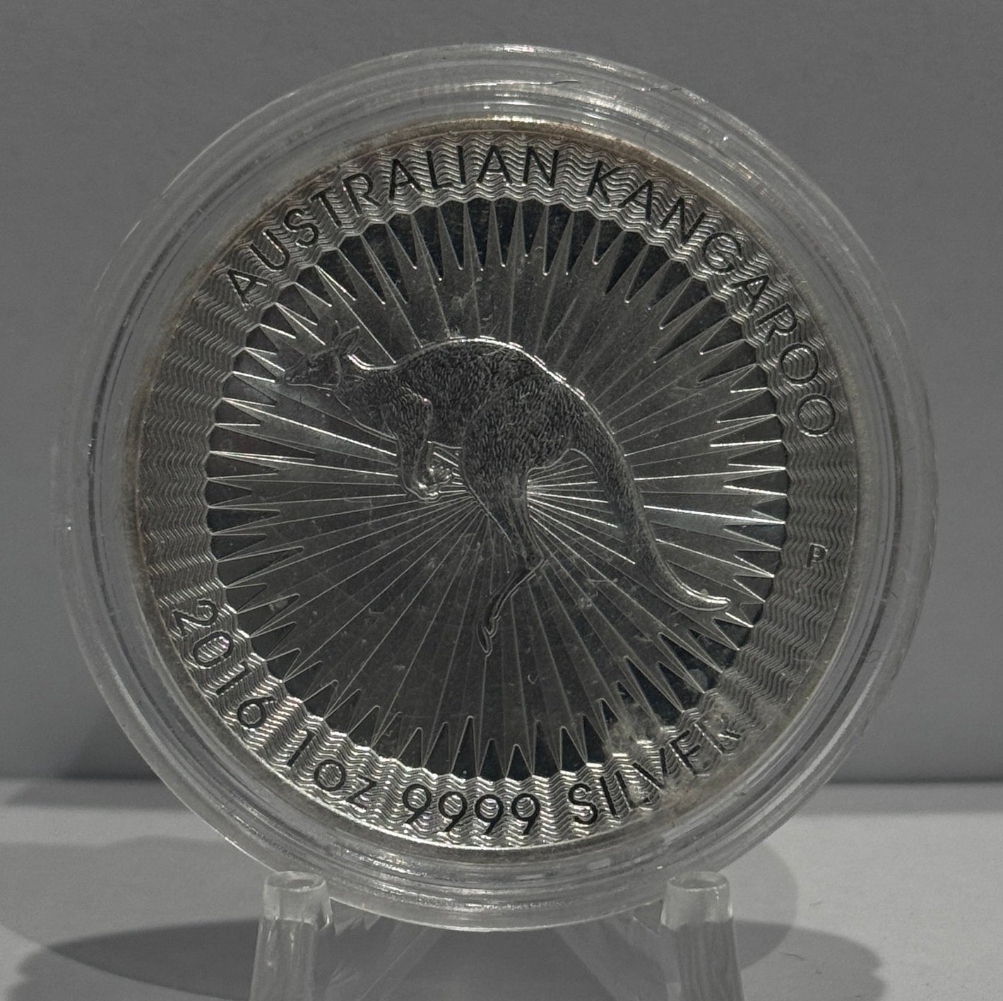 E-TRANSFER ONLY - 2016 1oz $1 AUSTRALIAN KANGAROO FINE SILVER BULLION