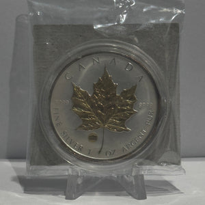 E-TRANSFER ONLY - 2009 1oz $5 SILVER MAPLE LEAF BRANDENBURG GATE PRIVY MARK