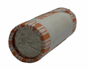 2016 25-CENT CARIBOU ORIGINAL ROLL