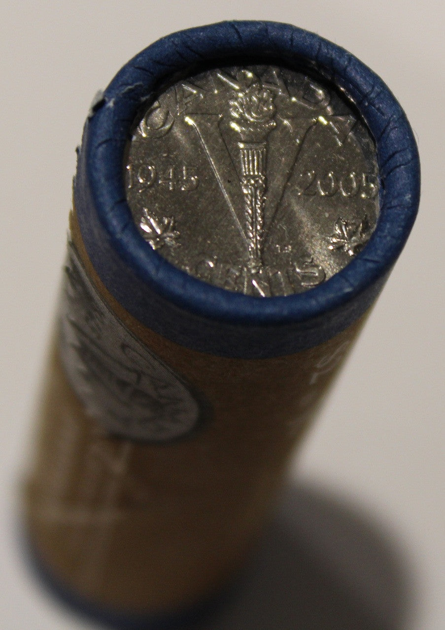 2005 VICTORY ANNIVERSARY NICKEL 5-CENT SPECIAL WRAP ROLL