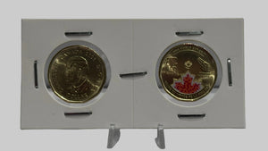 2026 FIFA WORLD CUP 2X2 COLOURED LOONIE (2 PACK)