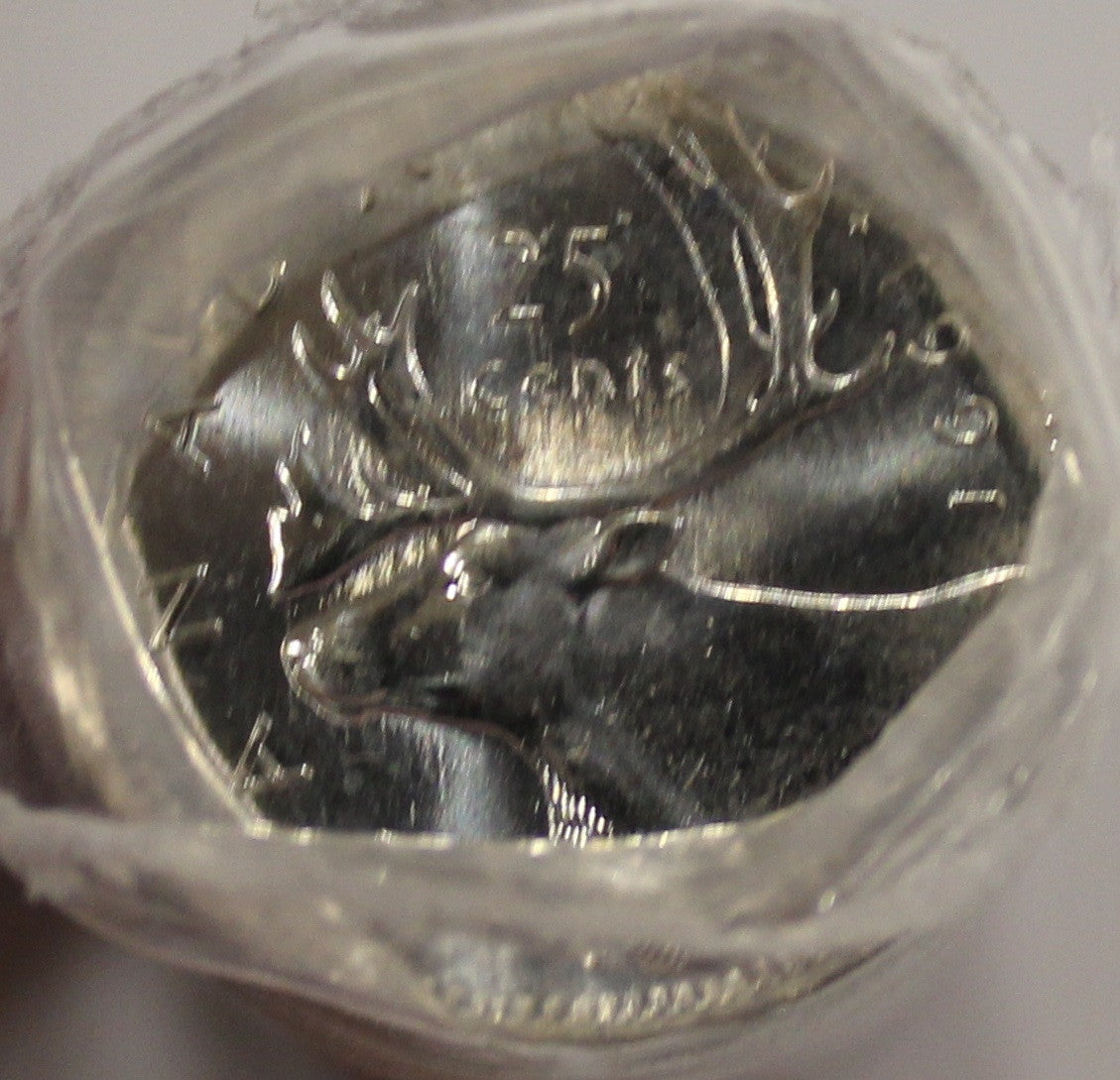 1991 25-CENT ROLL