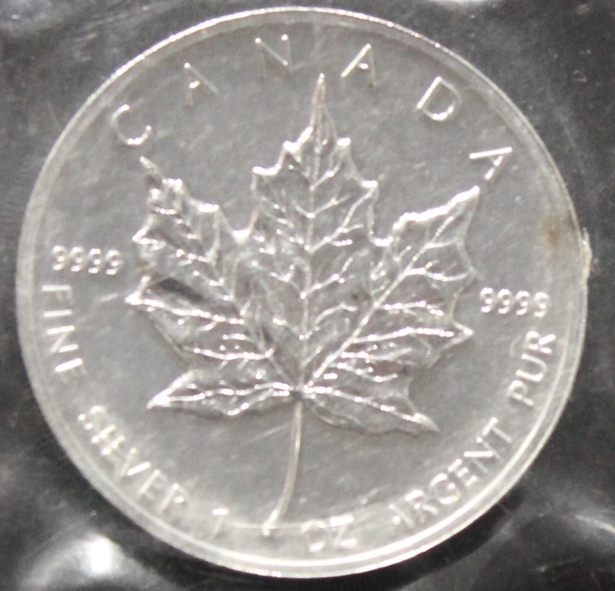E-TRANSFER ONLY - 1oz. 1993 CANADIAN SILVER MAPLE LEAF COIN