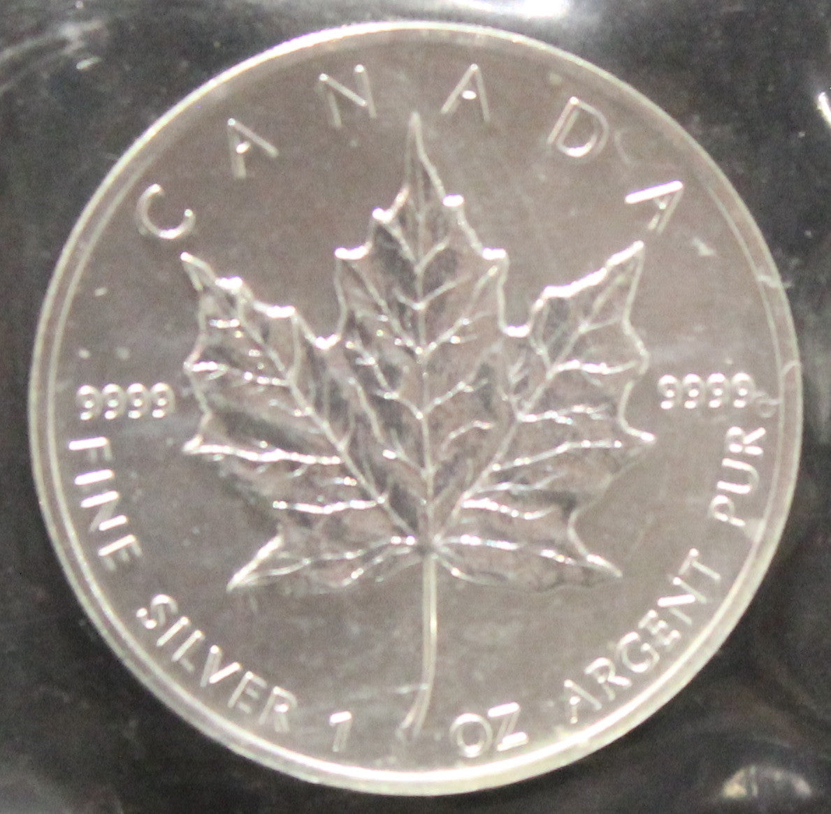 E-TRANSFER ONLY - 1oz. 1992 CANADIAN SILVER MAPLE LEAF COIN