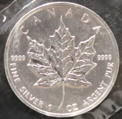 E-TRANSFER ONLY - 1oz. 2007 CANADIAN SILVER MAPLE LEAF COIN