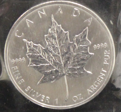 E-TRANSFER ONLY  - 1oz. 2006 CANADIAN SILVER MAPLE LEAF COIN
