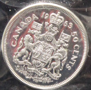 1963 CANADIAN 50-CENT ICCS PL-66 (HEAVY CAMEO)