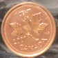 2001 CANADIAN 1-CENT ICCS MS-66 (RED)