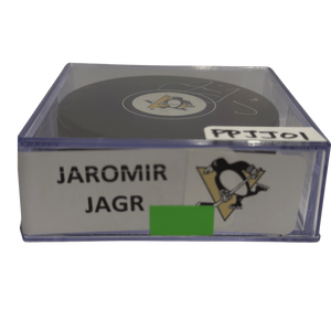 PITTSBURGH PENGUINS - JAROMIR JAGR AUTO PUCK