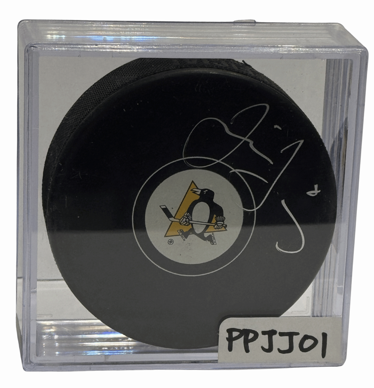 PITTSBURGH PENGUINS - JAROMIR JAGR AUTO PUCK