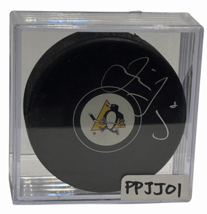 PITTSBURGH PENGUINS - JAROMIR JAGR AUTO PUCK