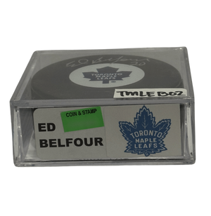 TORONTO MAPLE LEAFS - ED BELFOUR AUTO PUCK