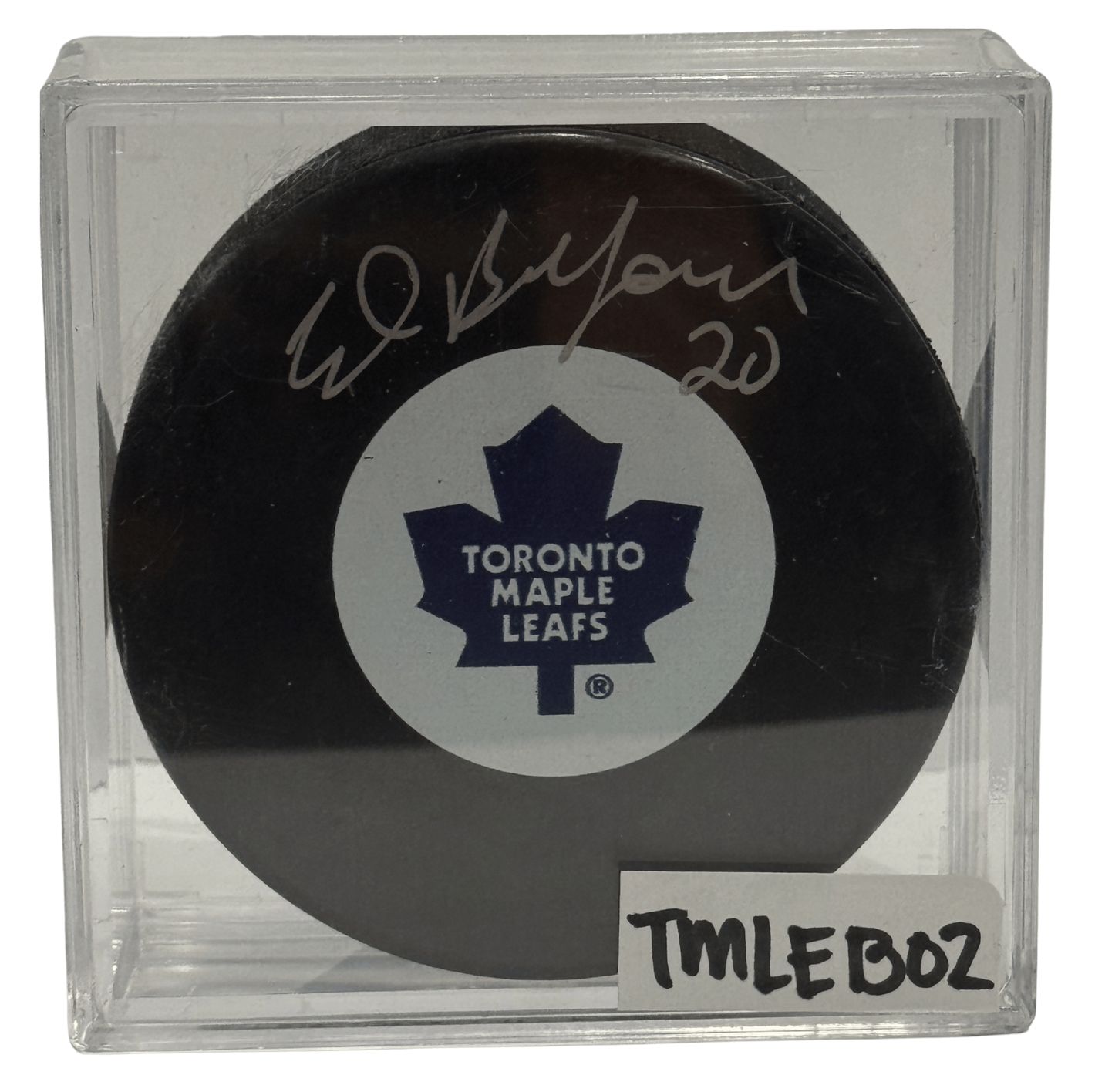 TORONTO MAPLE LEAFS - ED BELFOUR AUTO PUCK