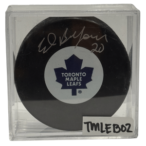 TORONTO MAPLE LEAFS - ED BELFOUR AUTO PUCK