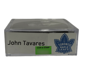 TORONTO MAPLE LEAFS - JOHN TAVARES AUTO PUCK