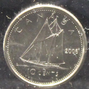 2006P CANADIAN TEN CENT ICCS MS-66
