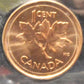 2002P CANADIAN ONE CENT ICCS MS - 67 (RED)